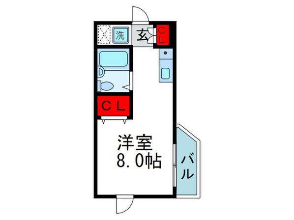 エステ－トピア緑地の物件間取画像